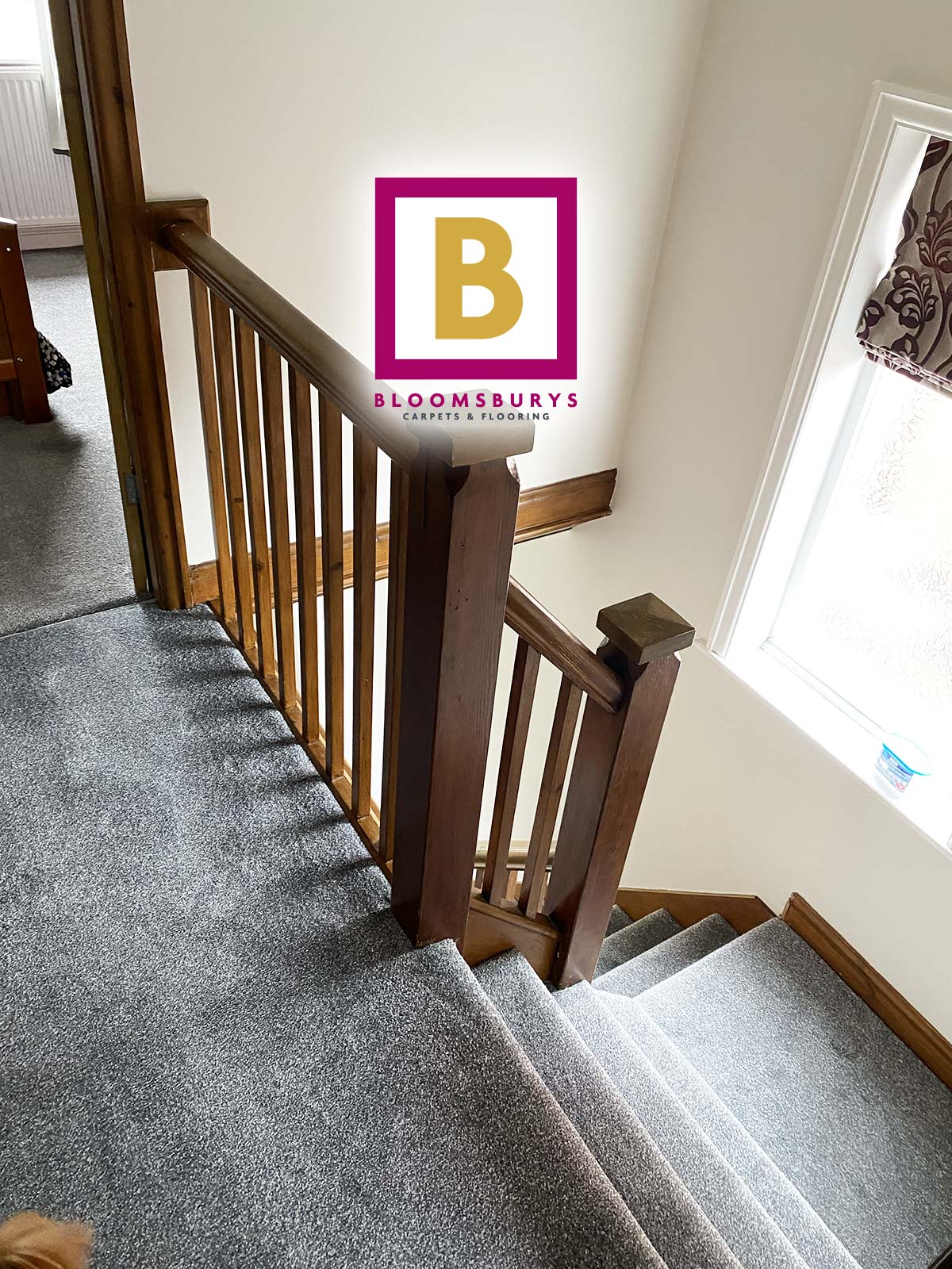 Cockapoo Approved Stair Carpet, Hall and Landing Fitted