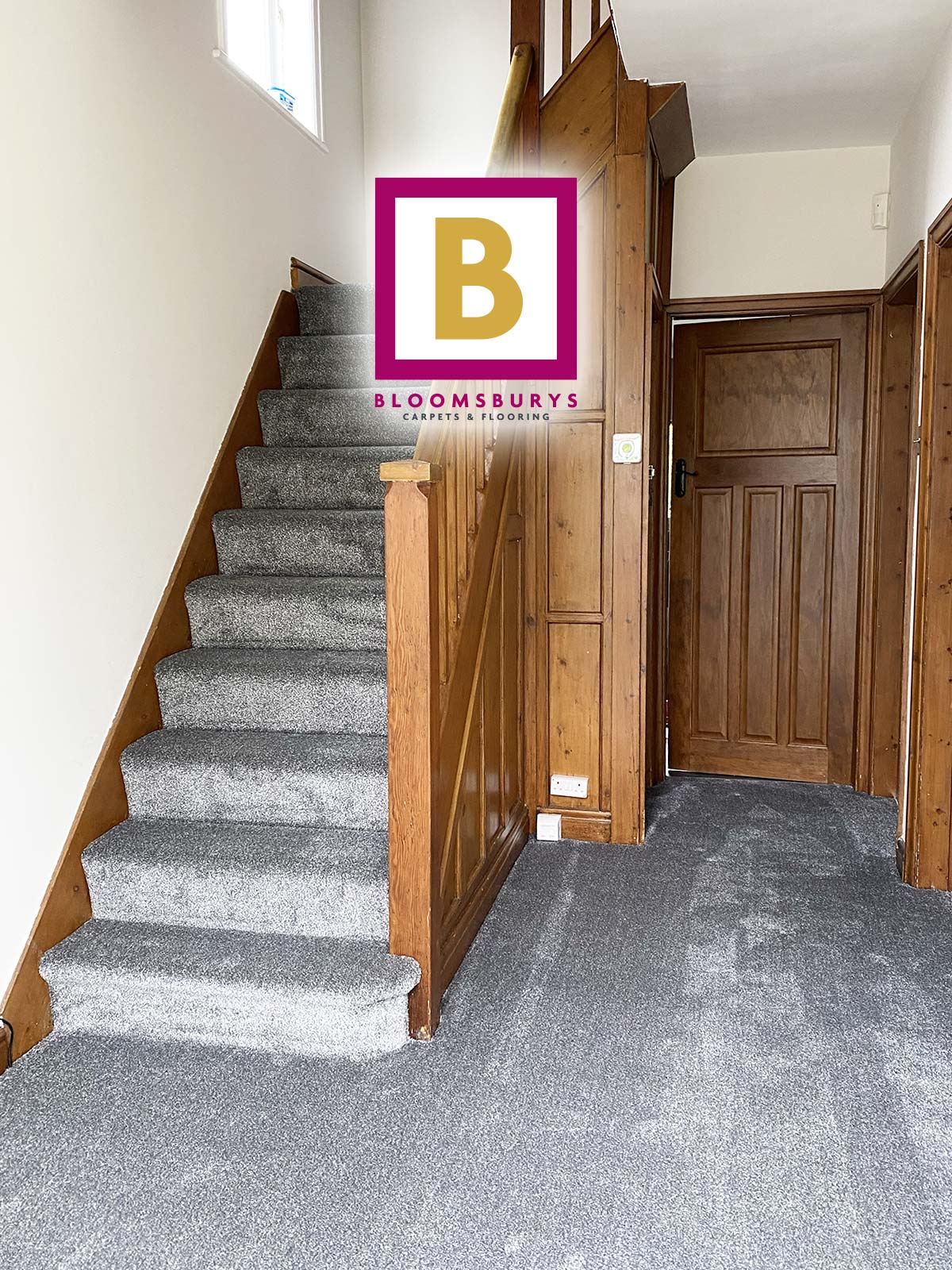 Cockapoo Approved Stair Carpet, Hall and Landing Fitted