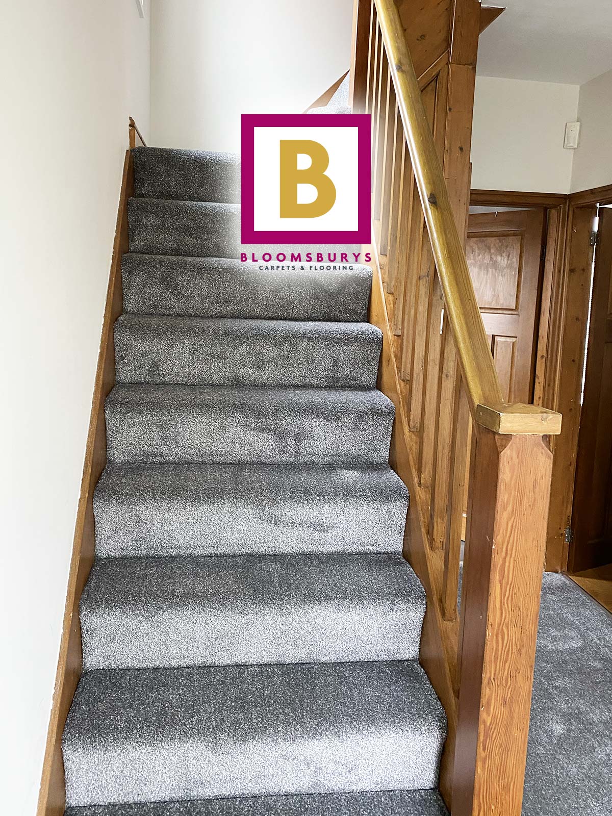 Cockapoo Approved Stair Carpet, Hall and Landing Fitted