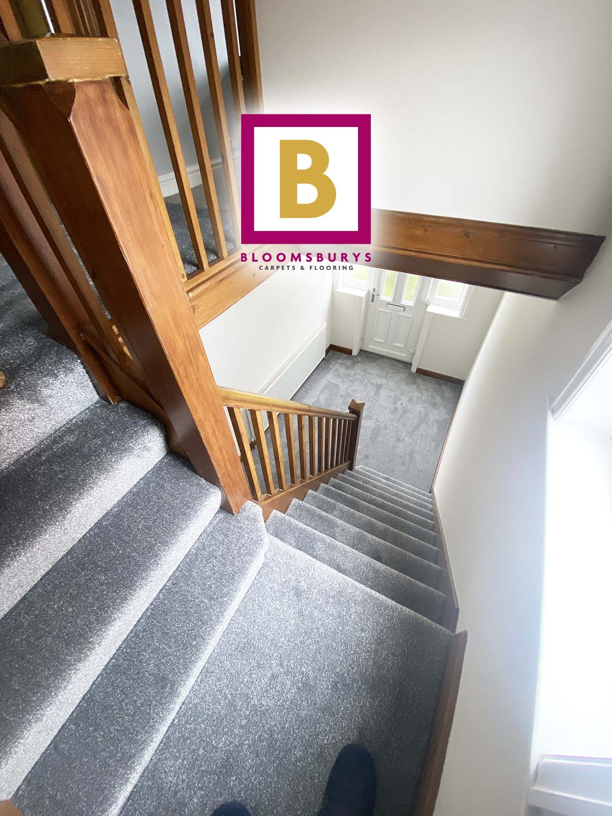 Cockapoo Approved Stair Carpet, Hall and Landing Fitted