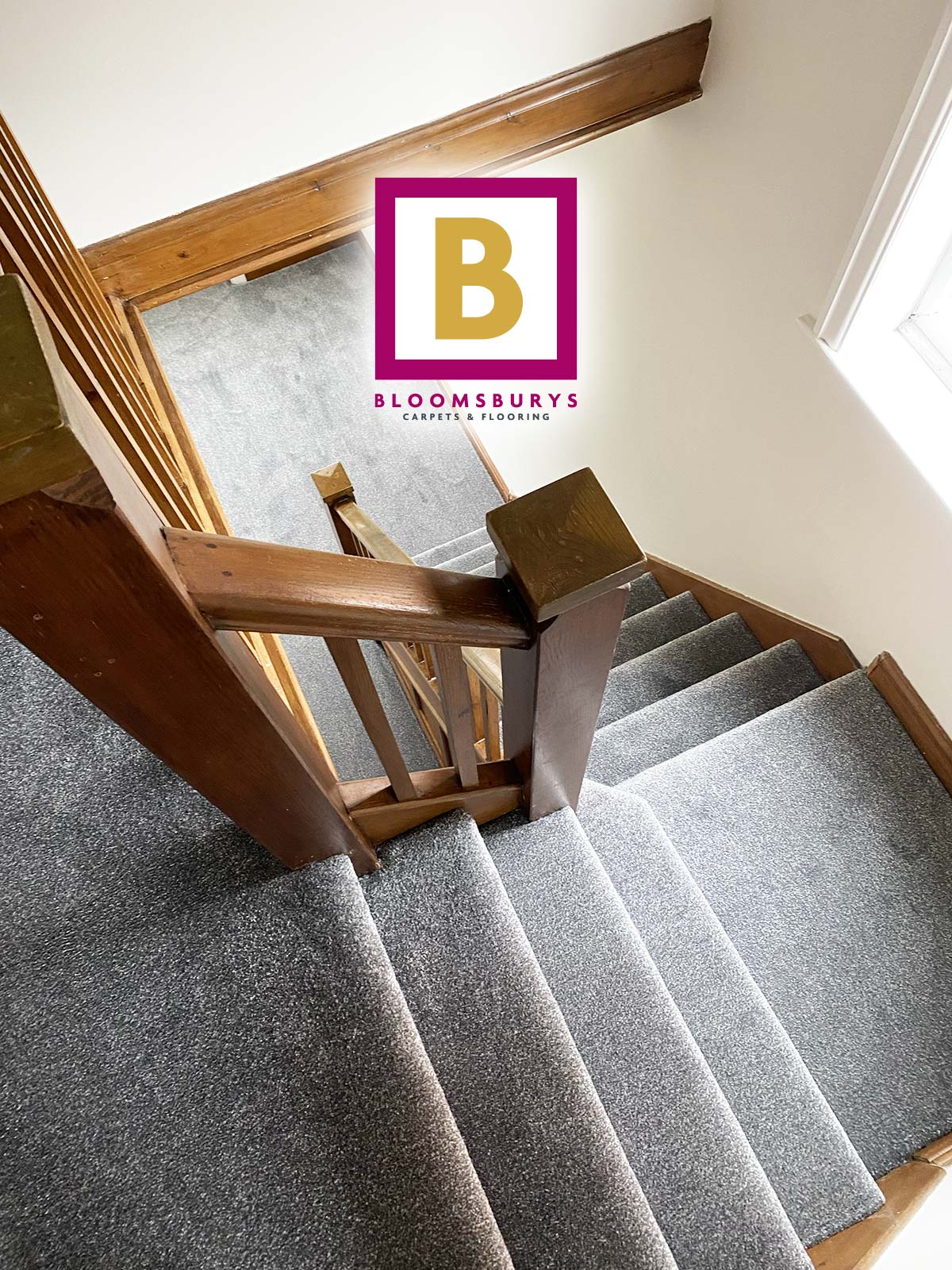 Cockapoo Approved Stair Carpet, Hall and Landing Fitted